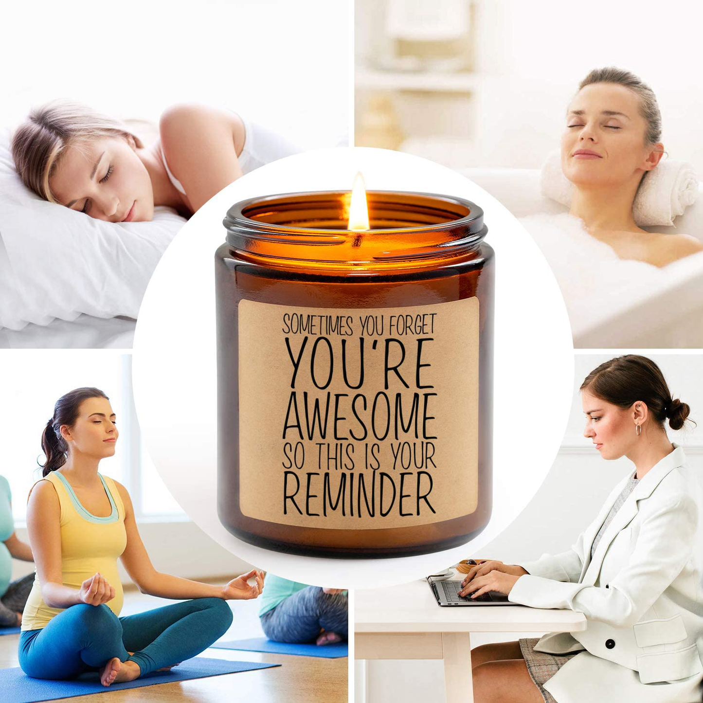 GSPY Scented Candles - Thank You Gifts, Appreciation Gifts, Relaxing Gifts for Women, Gifts for Her - Best Friend, Friends Gifts - Christmas, Birthday Gifts for Mom, Wife, Daughter, Coworker, Nurse Arts & Entertainment > Party & Celebration > Gift Giving GSPY