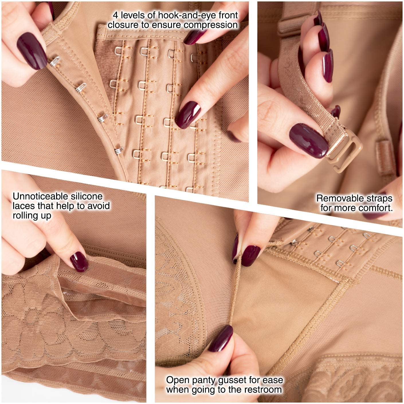 MARIAE 9434 Hip Hugger Slimming Body Shaper for Women | Fajas Colombianas Moldeadoras Apparel & Accessories > Clothing > Underwear & Socks > Underwear MARIAE FAJAS