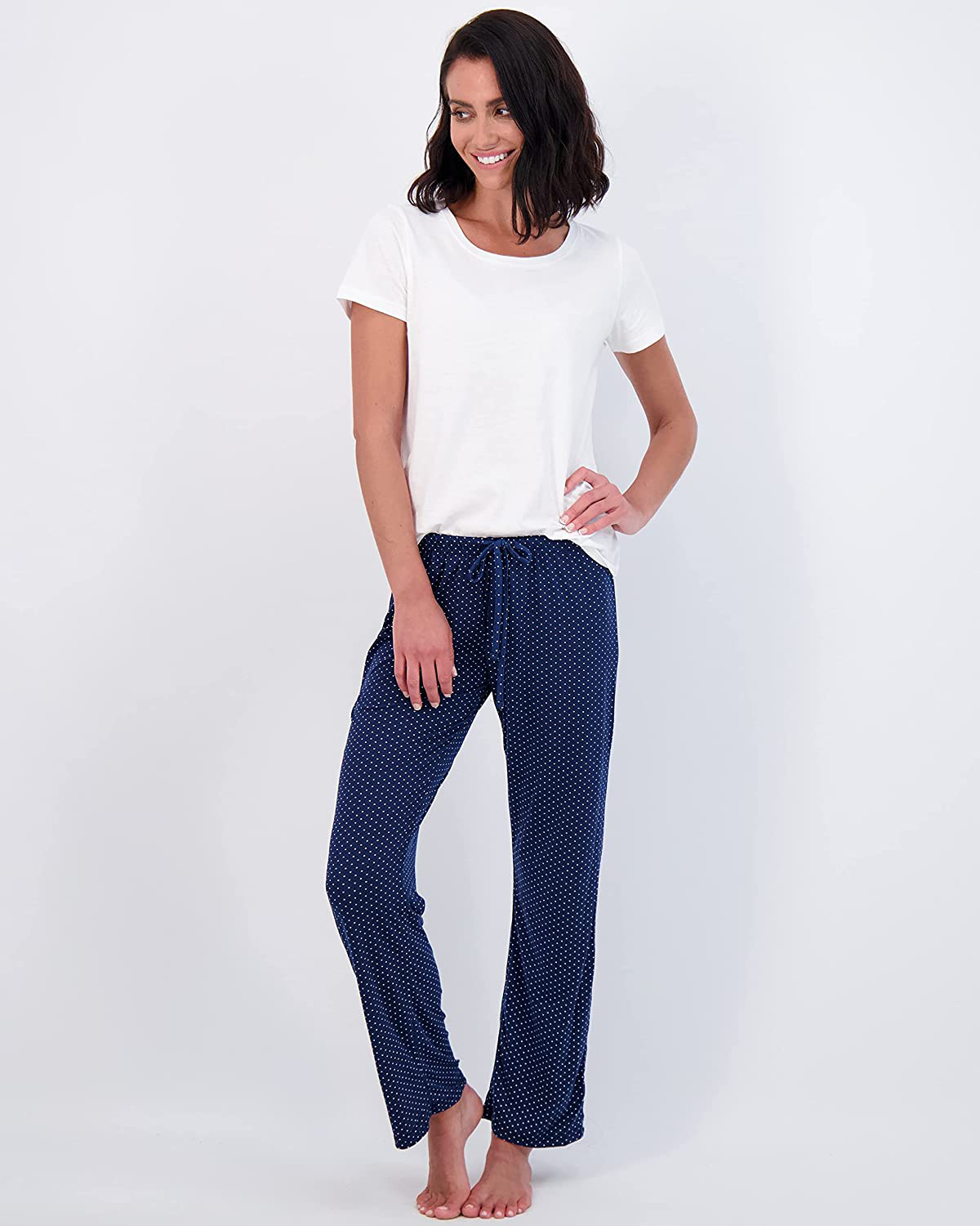 Real Essentials 3 Pack: Women’S Ultra-Soft Fleece Comfy Stretch Pajama Lounge Pants Elegant Sleepwear Apparel & Accessories > Clothing > Sleepwear & Loungewear > Pajamas Kylie Max