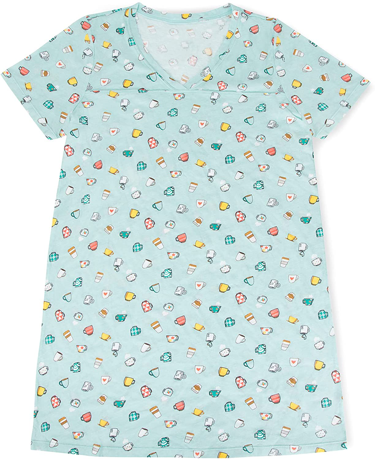 Smart & Sexy Women'S V-Neck Oversized Sleep Shirt Apparel & Accessories > Clothing > Sleepwear & Loungewear > Nightgowns Kylie Max