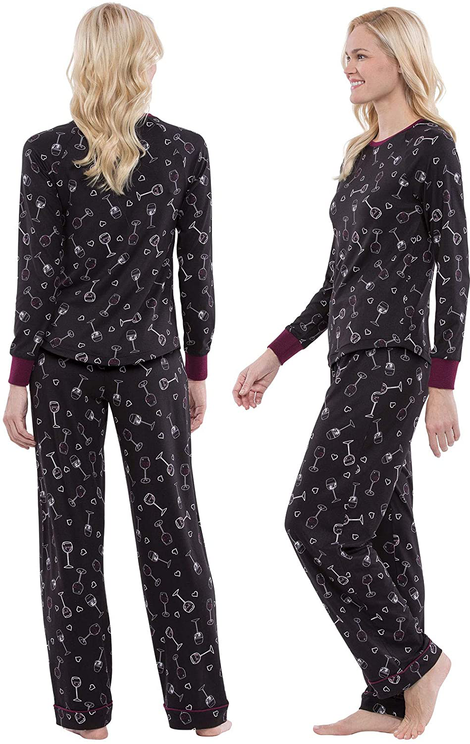 PajamaGram Womens PJs Sets Cozy - Ultra Soft Women Pajamas Apparel & Accessories > Clothing > Sleepwear & Loungewear > Pajamas PajamaGram