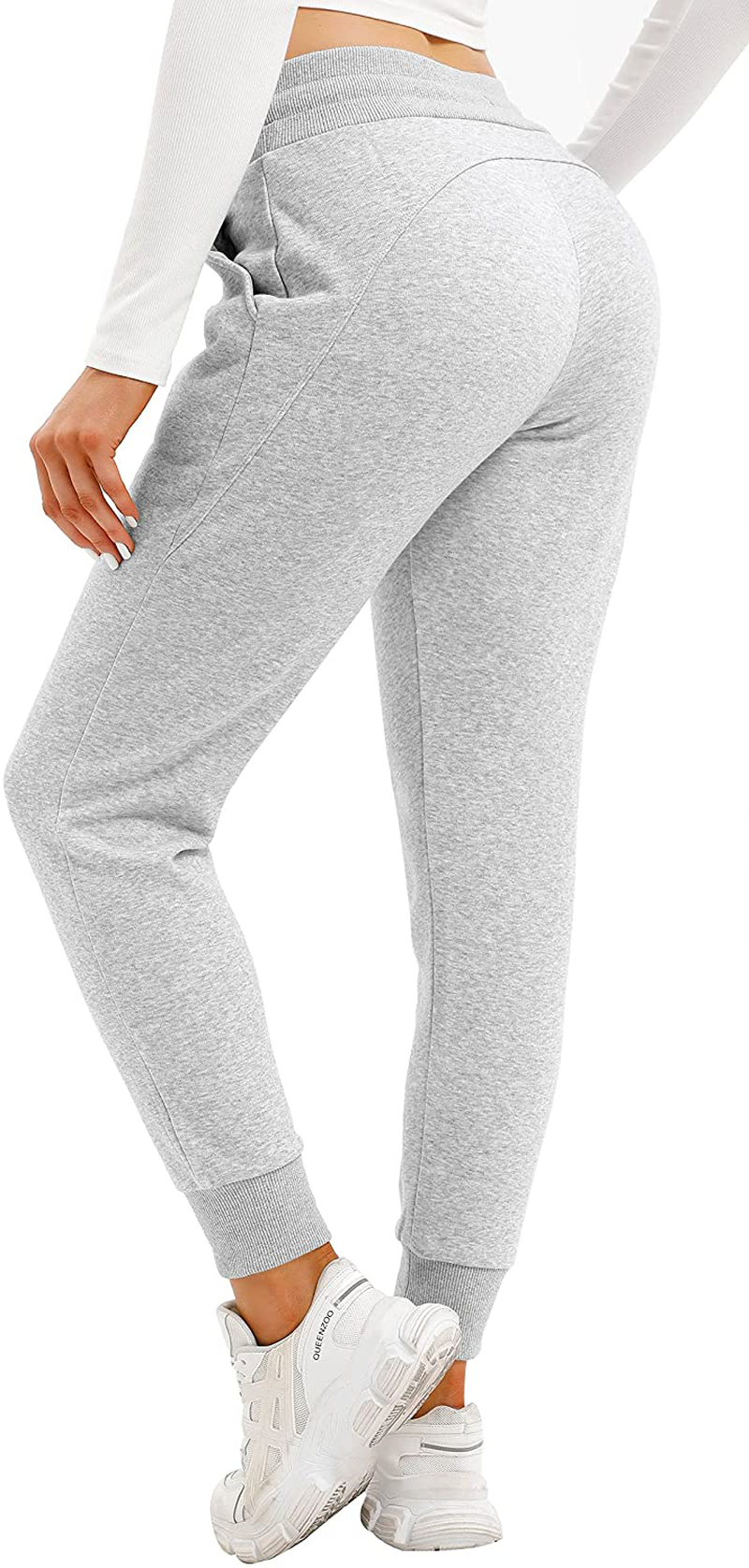 Ewedoos Fleece Sweatpants for Women with Pockets - Fleece Lined Joggers for Women Winter Pants Womens Sweatpants with Pockets Apparel & Accessories > Clothing > Activewear Kylie Max