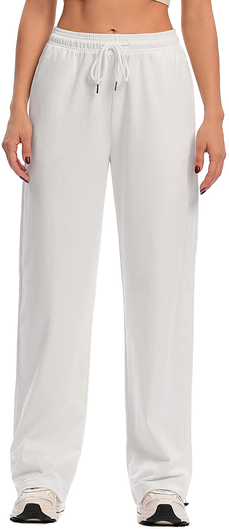 Cakcton Women'S Sweatpants with Pockets Joggers High Waisted Loose Workout Yoga Lounge Drawstring Active Casual Sports Pants Apparel & Accessories > Clothing > Activewear Kylie Max