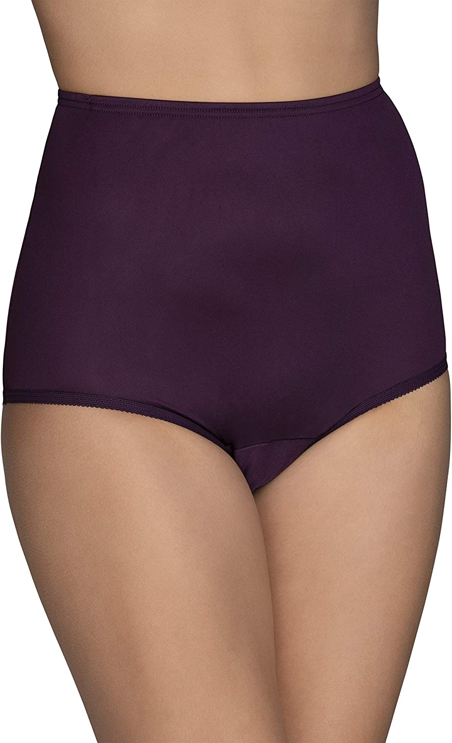Vanity Fair Women'S Perfectly Yours Traditional Brief Panties Apparel & Accessories > Clothing > Underwear & Socks > Underwear Vanity Fair Nylon - Sangria Nylon 6