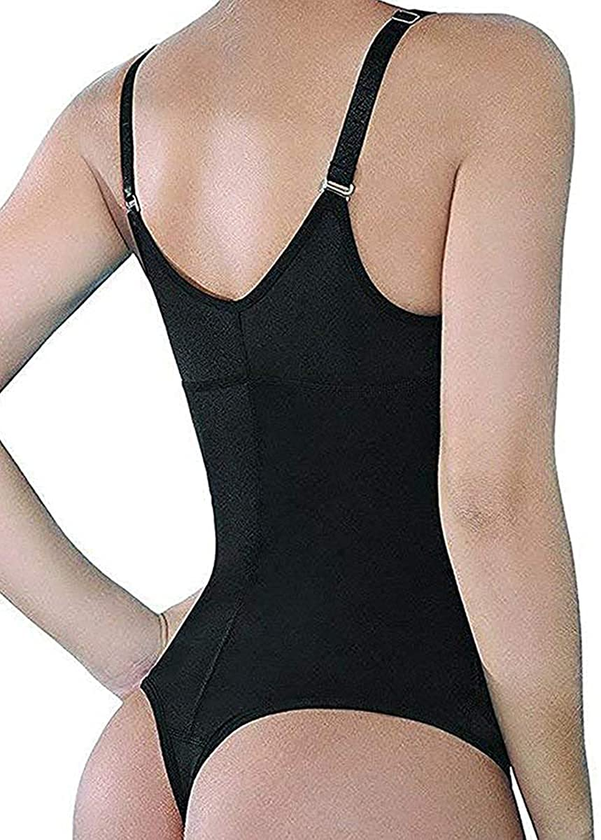 SHAPERX Women Shapewear Tummy Control Fajas Colombianas Open Bust Bodysuit Slimmer Body Shaper Apparel & Accessories > Clothing > Underwear & Socks > Shapewear SHAPERX