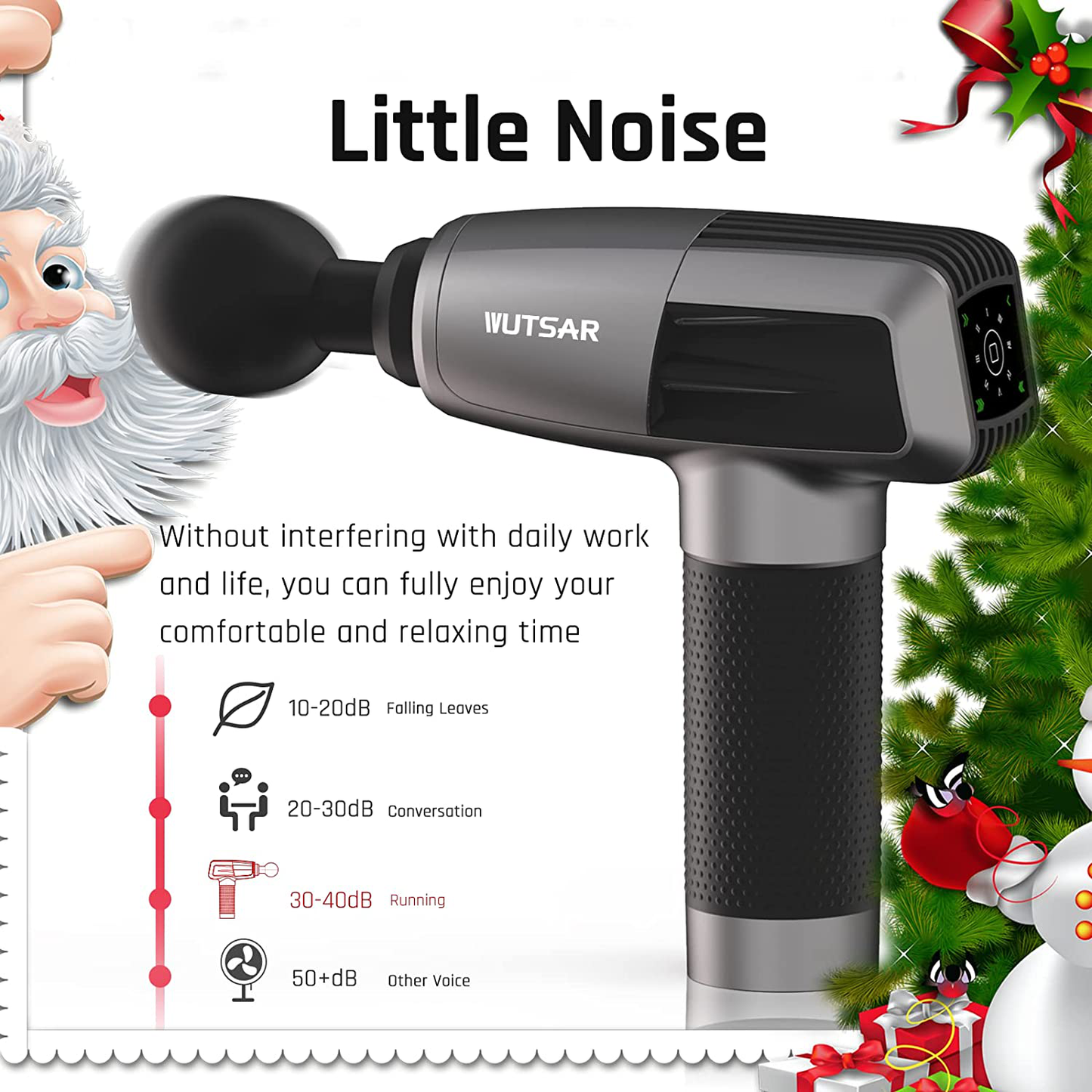 Birthday Gifts for Women Men Her Him,Massage Gun Deep Tissue,Massage Gun for Athletes,Muscle Massager for Pain Relief,Christmas Gifts Ideas for Mom Dad Arts & Entertainment > Party & Celebration > Gift Giving Wutsar