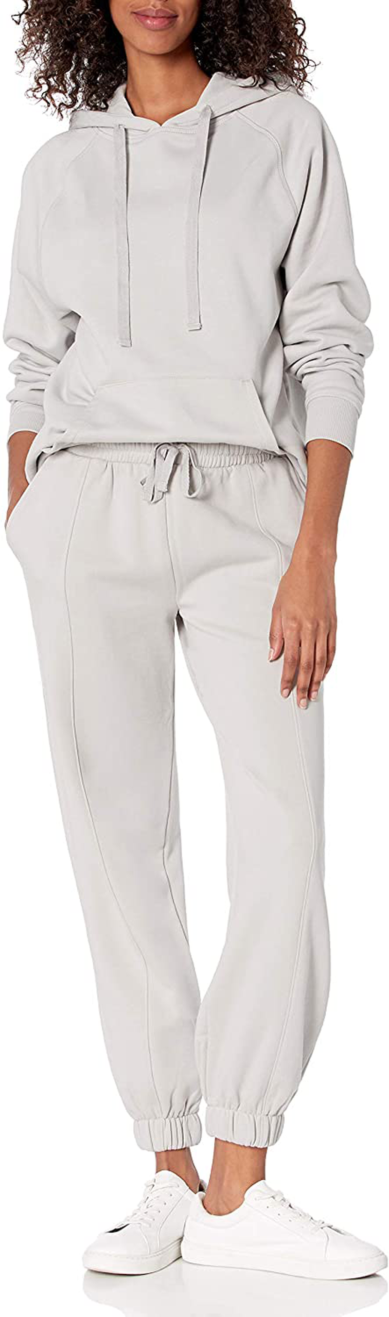 The Drop Women'S Renee Street-Fleece Coverstitched Utility Hoodie Apparel & Accessories > Clothing > Activewear Kylie Max