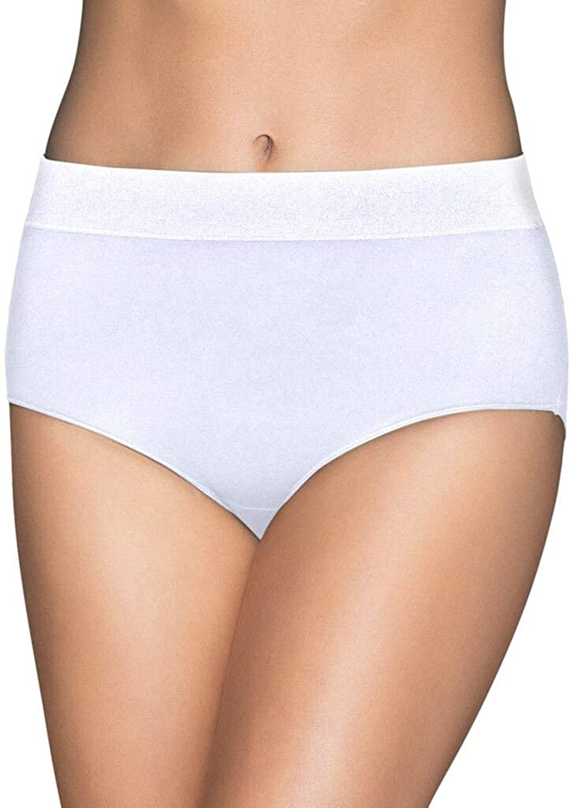 Vanity Fair Women'S beyond Comfort Seamless Waist Panties Apparel & Accessories > Clothing > Underwear & Socks > Underwear Vanity Fair Brief - White Brief 9