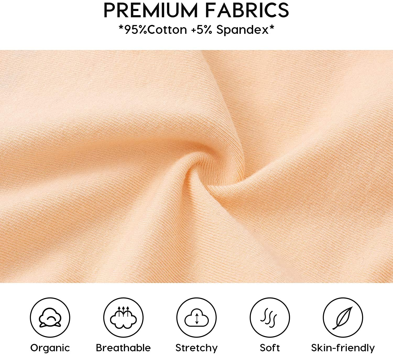 Dlala 7 Pack Womens Underwear Cotton Bikini Panties Seamless Underwear Soft Stretch Cheekini Hipster Briefs  Dlala