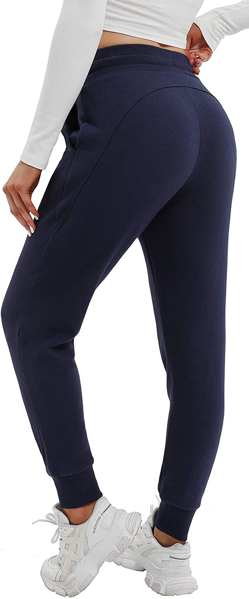Ewedoos Fleece Sweatpants for Women with Pockets - Fleece Lined Joggers for Women Winter Pants Womens Sweatpants with Pockets Apparel & Accessories > Clothing > Activewear Kylie Max