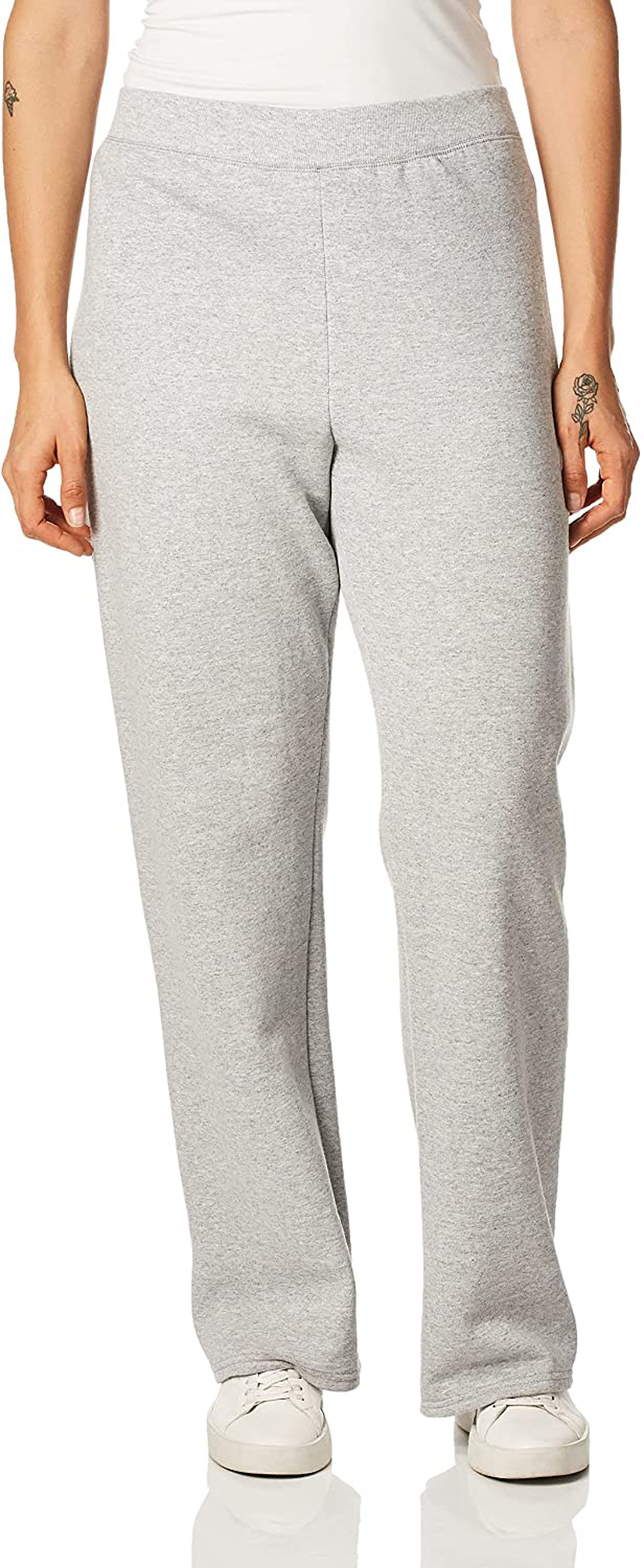 Hanes Women'S Ecosmart Open Bottom Leg Sweatpants Apparel & Accessories > Clothing > Activewear Kylie Max