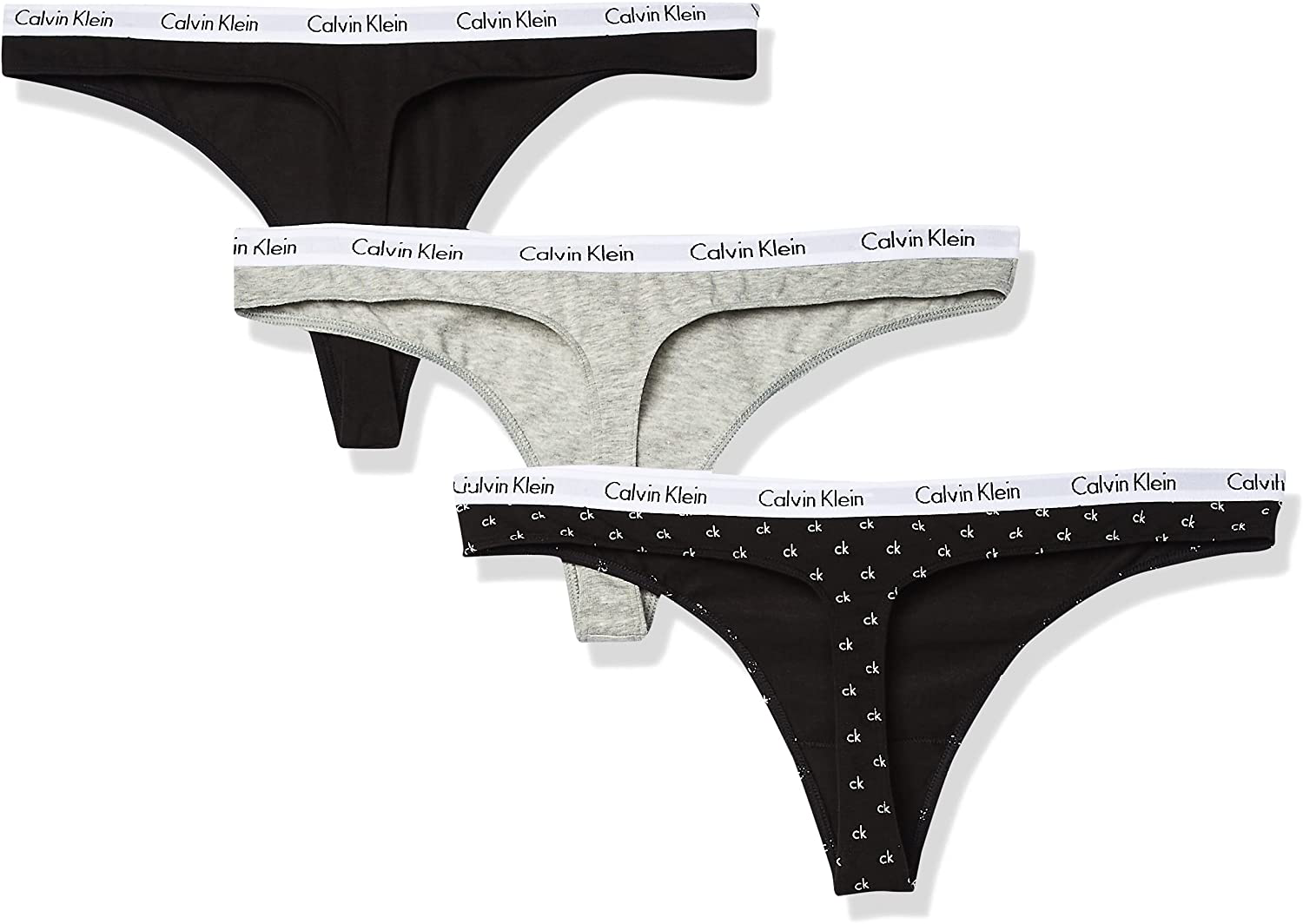 Calvin Klein Women's Signature Logo Cotton Thong Apparel & Accessories > Clothing > Underwear & Socks > Underwear Calvin Klein All Mini Ck 1 Small