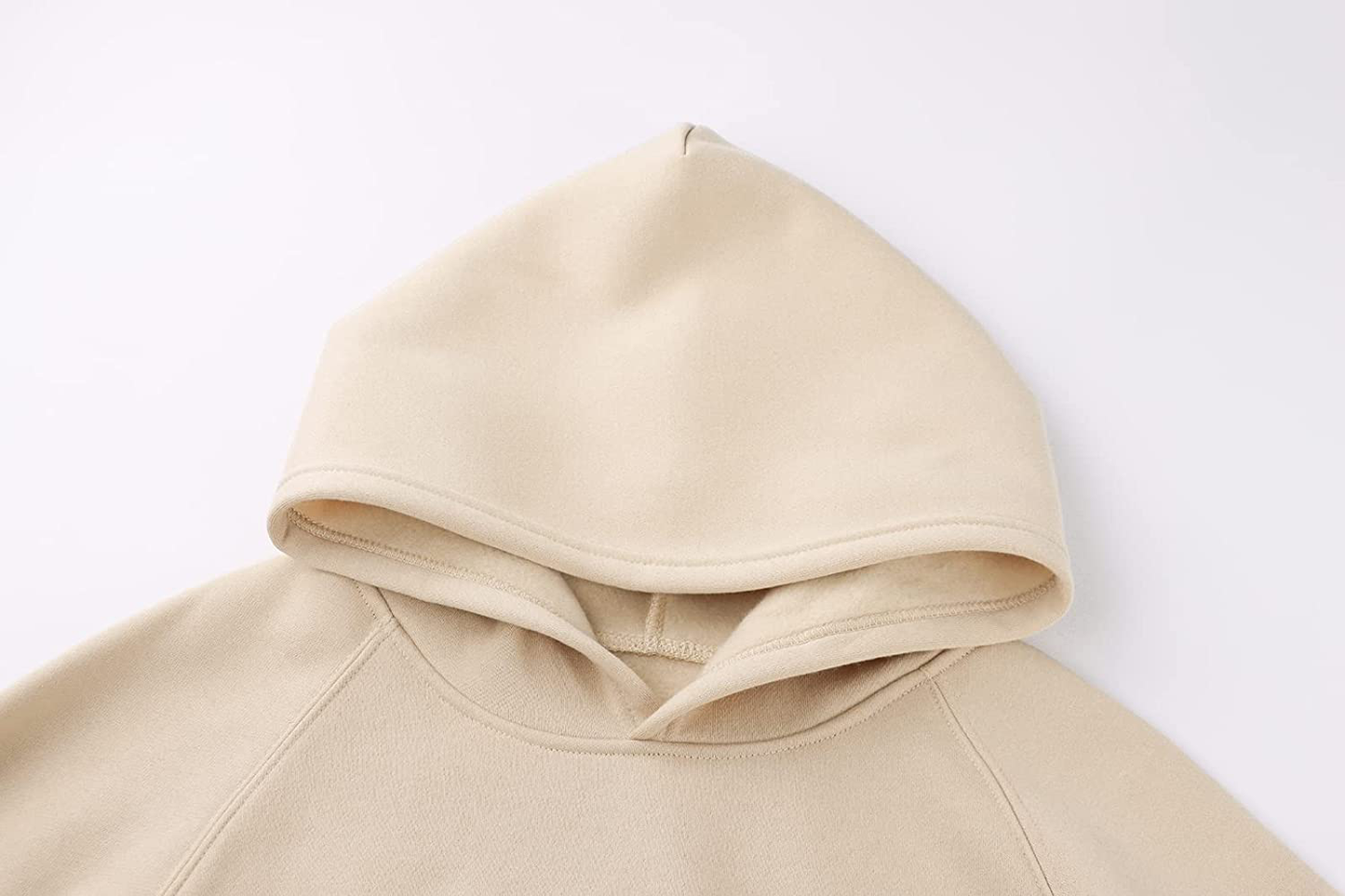 Lauweion Women ESSENTIALS Fleece Letter Loose Hoodie Sweatshirt Long Sleeve Kangaroo Pocket Drop Shoulder Pullovers Top Apparel & Accessories > Clothing > Activewear Kylie Max