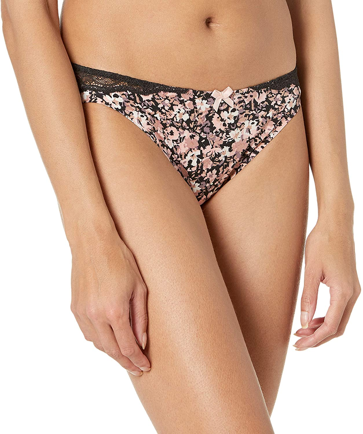 Maidenform Women'S Comfort Devotion Hipster Panty Apparel & Accessories > Clothing > Underwear & Socks > Underwear Maidenform Bikini - Abstract Floral Print/Black Bikini 7