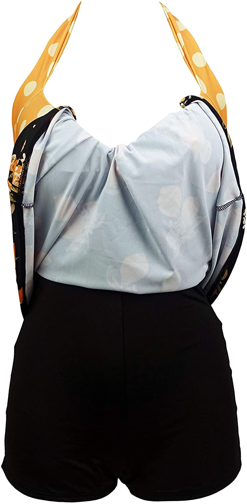 COCOSHIP Vintage Sailor Pin up Swimsuit Retro One Piece Skirtini Cover up Swimdress(Fba) Apparel & Accessories > Clothing > Swimwear Kylie Max