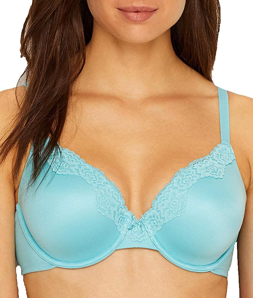 Maidenform Women'S Comfy Soft Full Coverage Underwire Bra 09404 Apparel & Accessories > Clothing > Underwear & Socks > Lingerie Maidenform Amazing Aqua/Blue Spearmint 34D