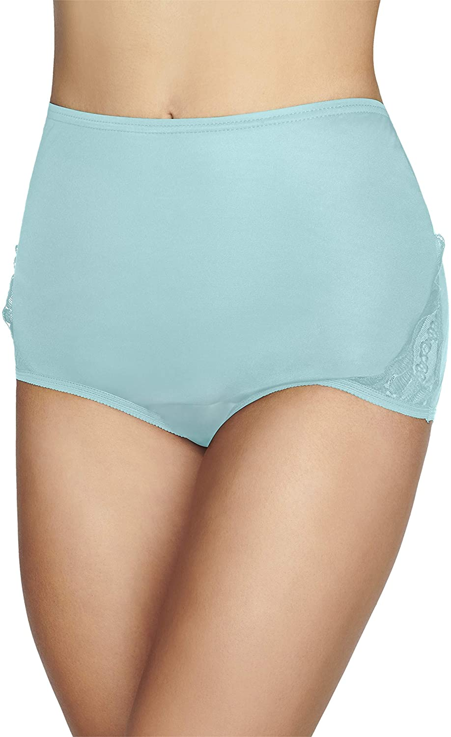 Vanity Fair Women'S Perfectly Yours Traditional Brief Panties Apparel & Accessories > Clothing > Underwear & Socks > Underwear Vanity Fair Lace Nouveau - Azure Mist Lace Nouveau 7