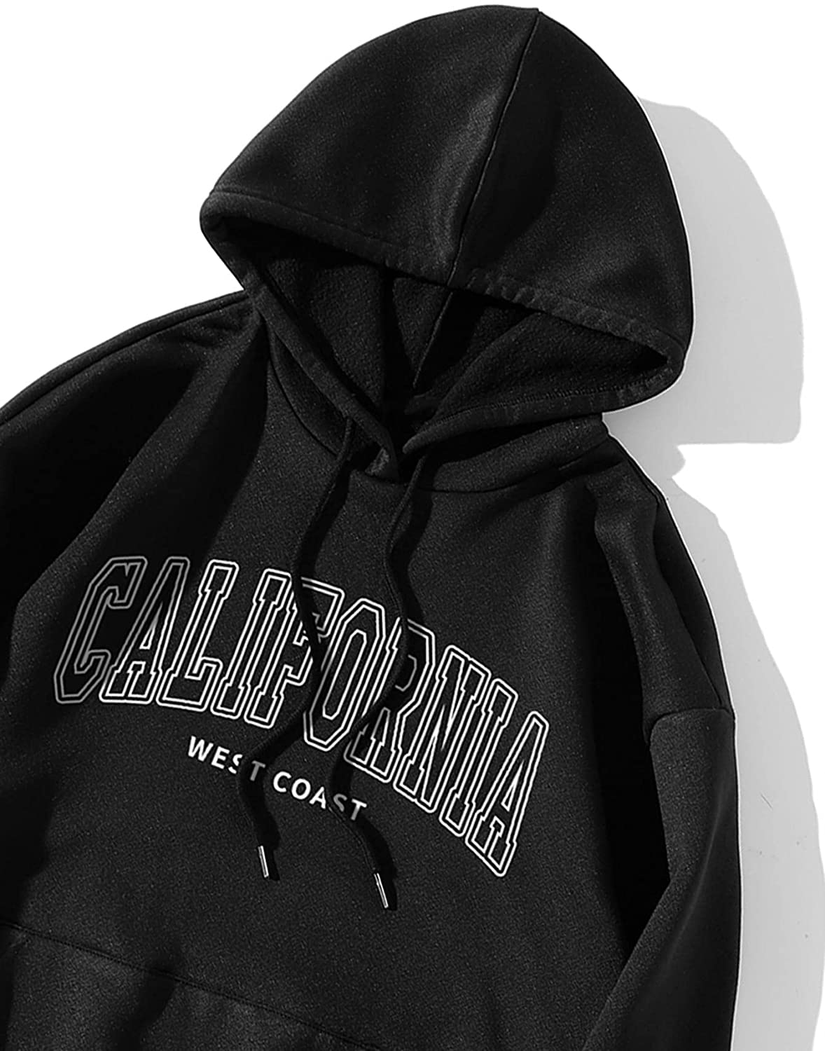 SOLY HUX Women'S Casual California Hoodie Long Sleeve Drawstring Pullover Sweatshirt Apparel & Accessories > Clothing > Activewear Kylie Max