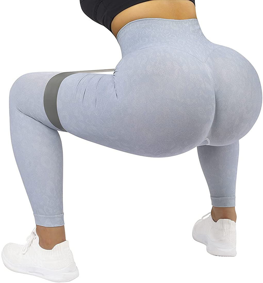 SUUKSESS Women Scrunch Butt Lifting Seamless Leggings Booty High Waisted Workout Yoga Pants Apparel & Accessories > Clothing > Activewear SUUKSESS