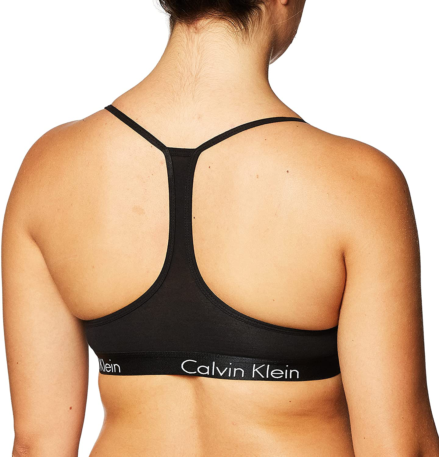 Calvin Klein Women'S Motive Cotton Lightly Lined Bralette Apparel & Accessories > Clothing > Underwear & Socks > Bras Kylie Max