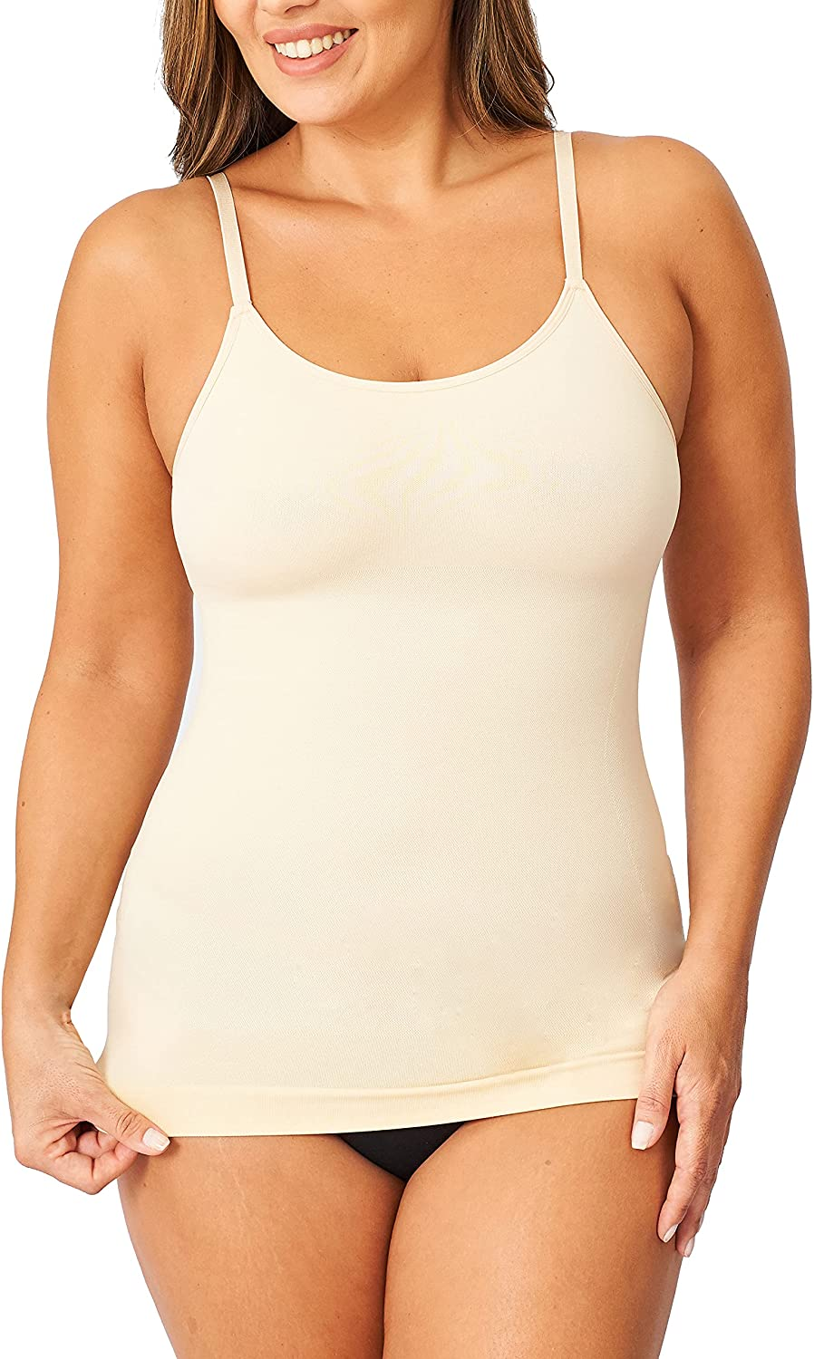 Shapermint Scoop Neck Compression Cami - Tummy and Waist Control Body Shapewear Camisole Apparel & Accessories > Clothing > Underwear & Socks > Shapewear Shapermint Nude 4X-Large