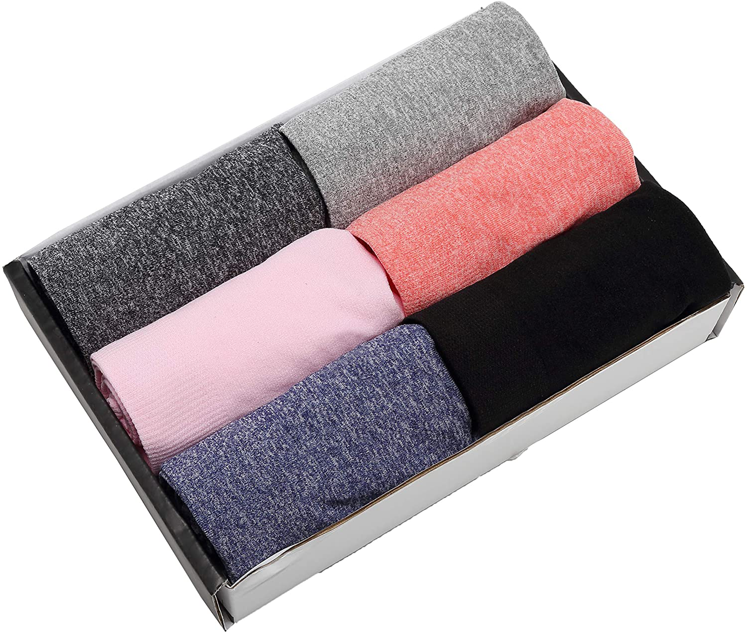 Imakokoni Seamless Thongs for Women No Show 6 Pack Women's Nylon Spandex Thong Underwear Apparel & Accessories > Clothing > Underwear & Socks > Underwear imakokoni