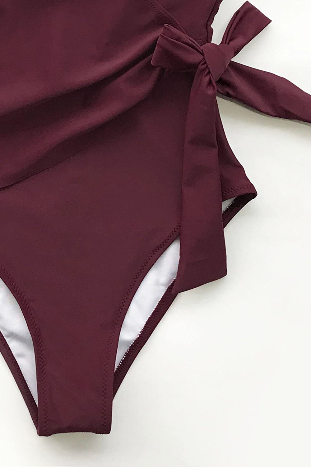 CUPSHE Women'S Elegant Dance Solid One-Piece Swimsuit Beach Swimwear Bathing Suit Apparel & Accessories > Clothing > Swimwear Kylie Max