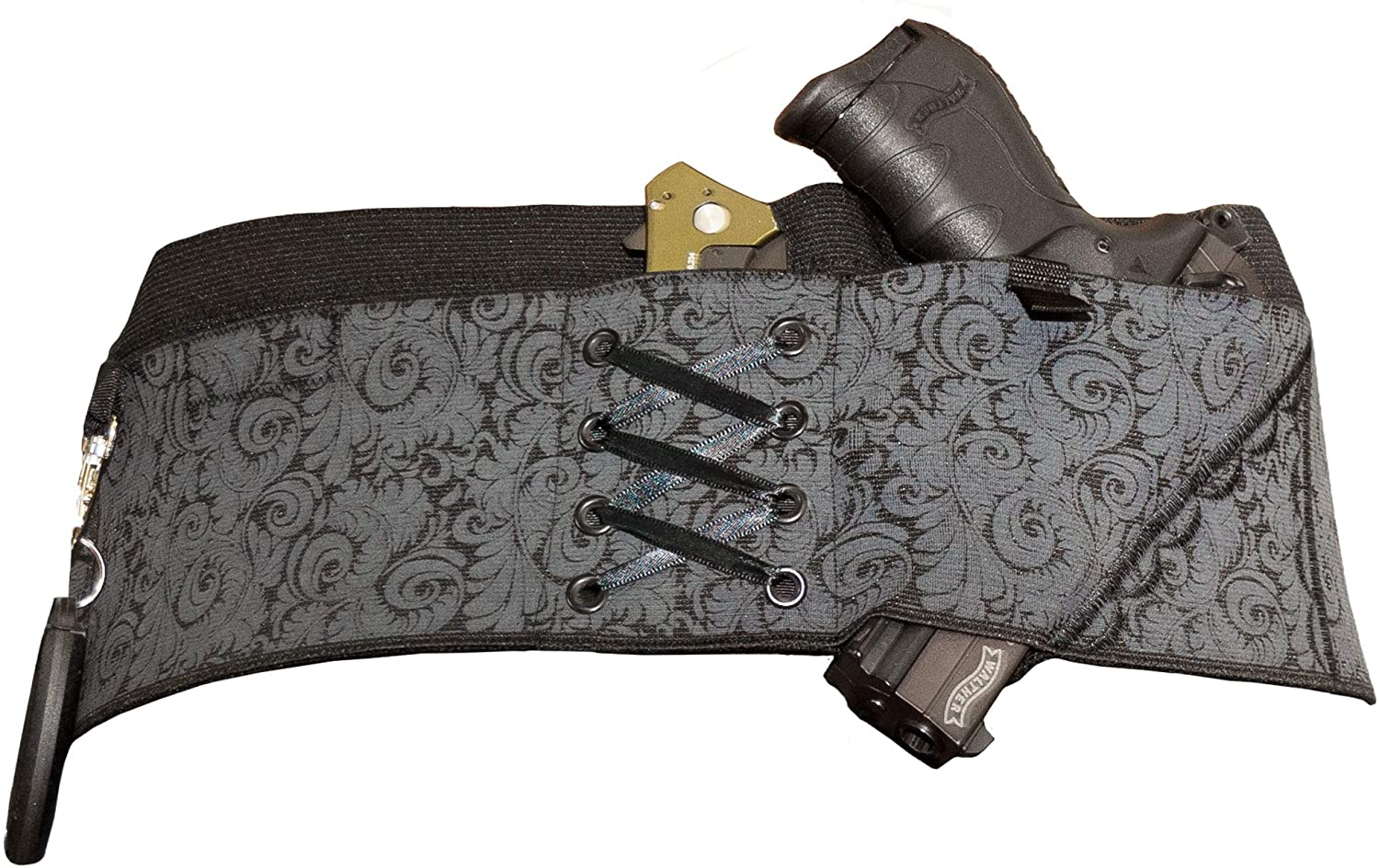 Can Can Concealment Hip Hugger Elite- Women’S Compression Holster for Concealed Carry – IWB / OWB Gun Holster Apparel & Accessories > Clothing > Underwear & Socks > Underwear Can Can Concealment LLC
