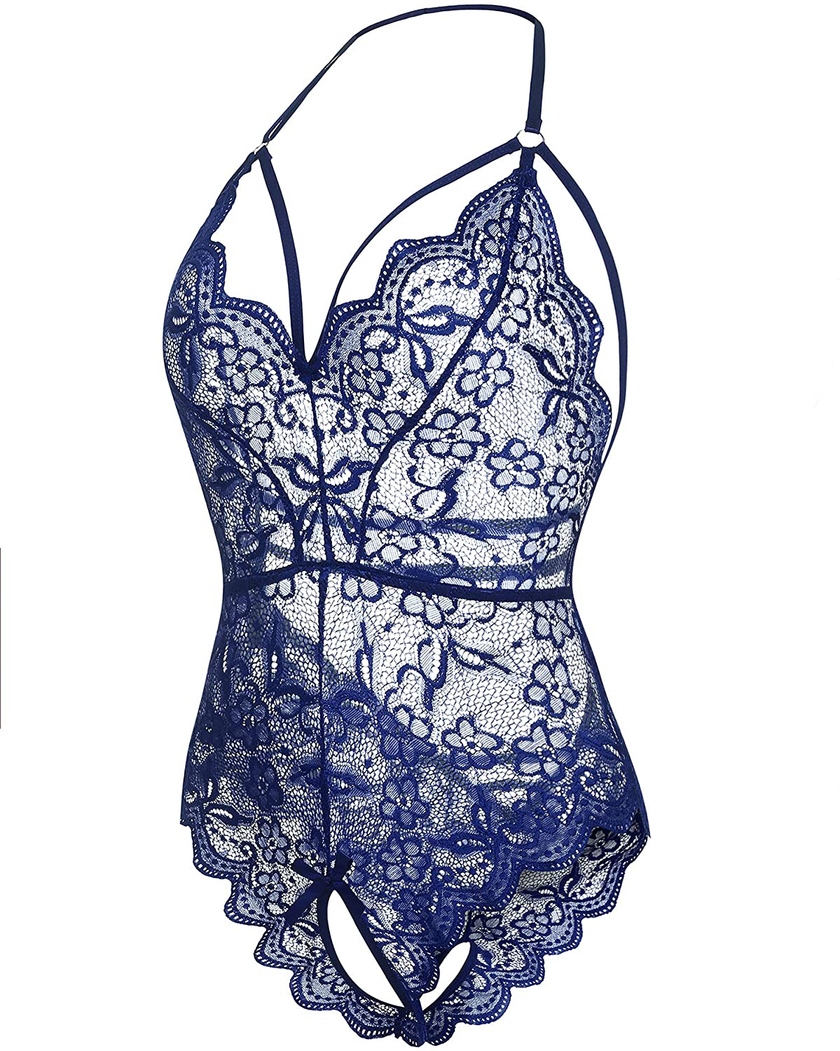 LOLLO VITA Women Lingerie Lace Bodysuit One Piece Babydoll Teddy Chemise Sleepwear Apparel & Accessories > Clothing > Underwear & Socks > Lingerie LOLLO VITA