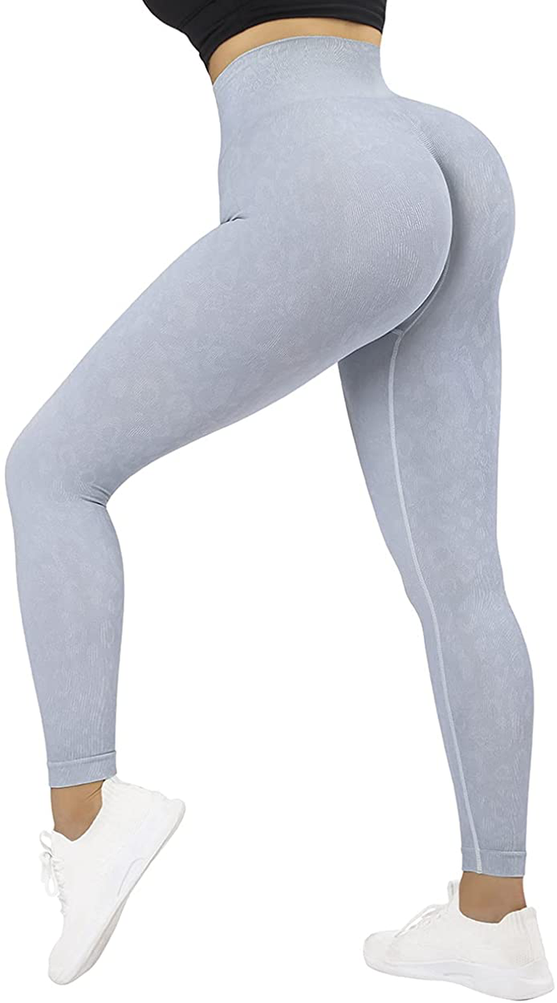 SUUKSESS Women Scrunch Butt Lifting Seamless Leggings Booty High Waisted Workout Yoga Pants Apparel & Accessories > Clothing > Activewear SUUKSESS