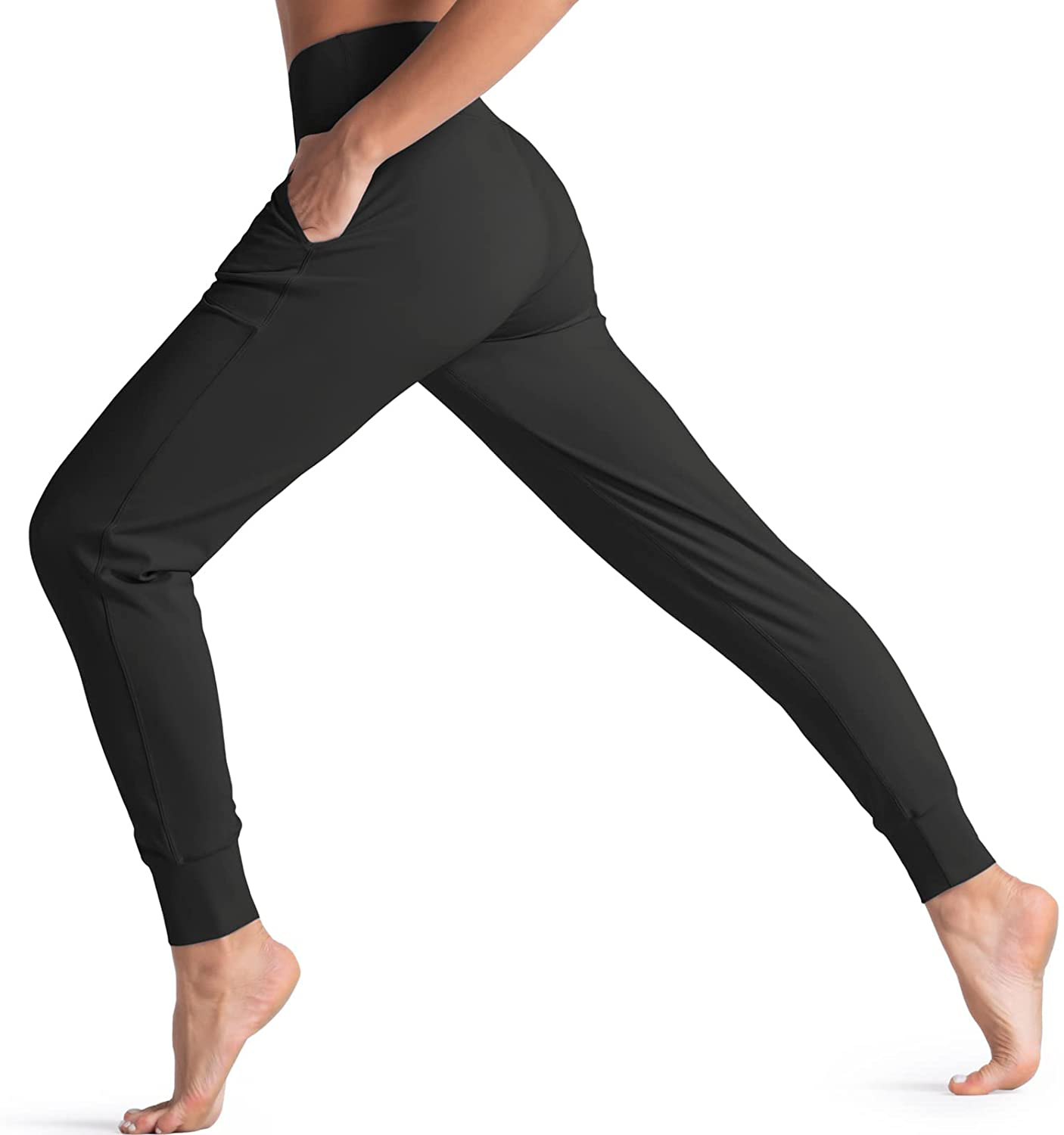 Wjustforu Women'S High Waist Joggers Sweatpants Lightweight & Comfortable Yoga Pants with Pockets Apparel & Accessories > Clothing > Activewear Kylie Max
