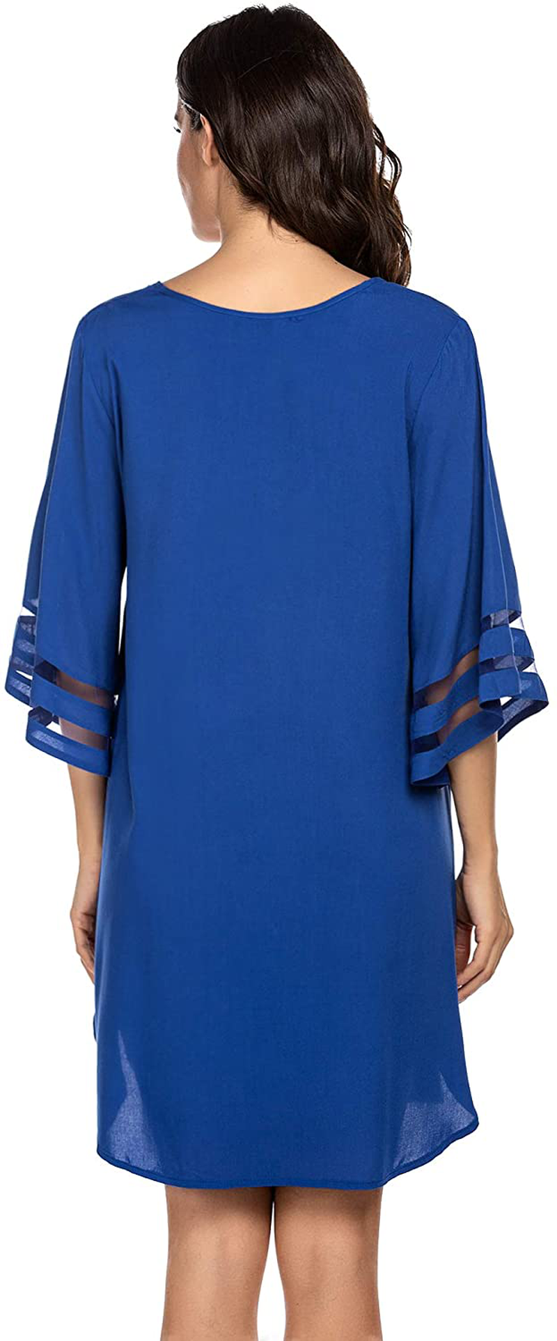 Ekouaer Women'S Swim Cover Ups for Beach Swimwear, Summer Casual Loose Sun Dress Apparel & Accessories > Clothing > Swimwear Kylie Max