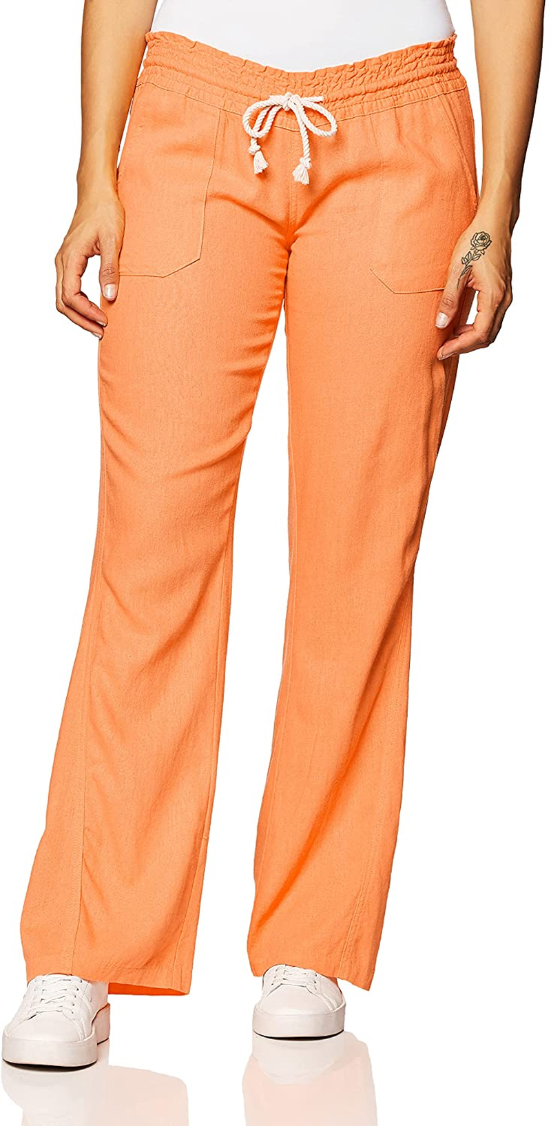 Roxy Women'S Oceanside Pant Apparel & Accessories > Clothing > Underwear & Socks > Underwear Roxy Salmon Buff Exc Medium