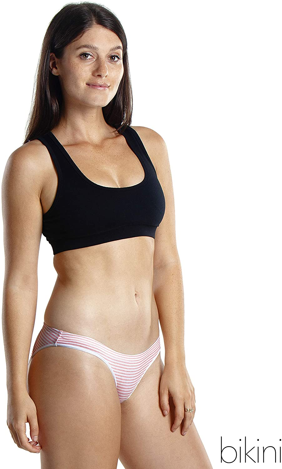 Emprella Cotton Underwear Women, 8 or 5 Pack Womens Bikini Seamless Ladies Cheeky Panty Apparel & Accessories > Clothing > Underwear & Socks > Underwear Emprella