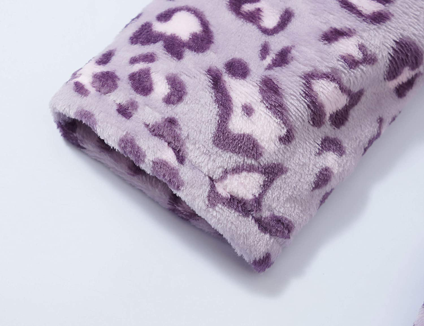 Leopard Cat Robe for Girls Fleece Toddler Kids Teen Hooded Bathrobe Size 4T - 18 Apparel & Accessories > Clothing > Sleepwear & Loungewear > Robes Kylie Max