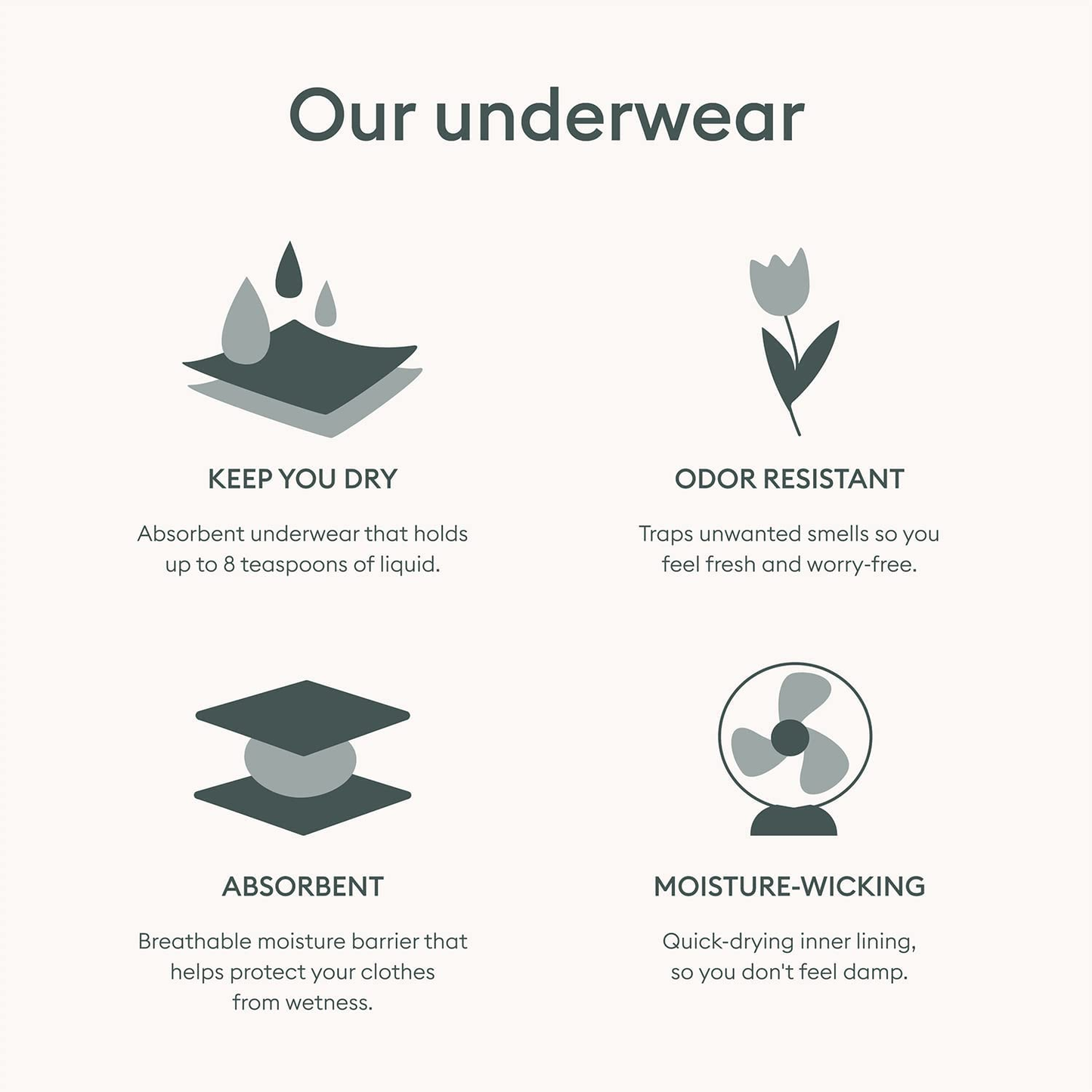 Speax by Thinx Hiphugger Underwear for Bladder Leak Protection | Incontinence Underwear for Women | Moderate Absorbency Apparel & Accessories > Clothing > Underwear & Socks > Underwear Speax