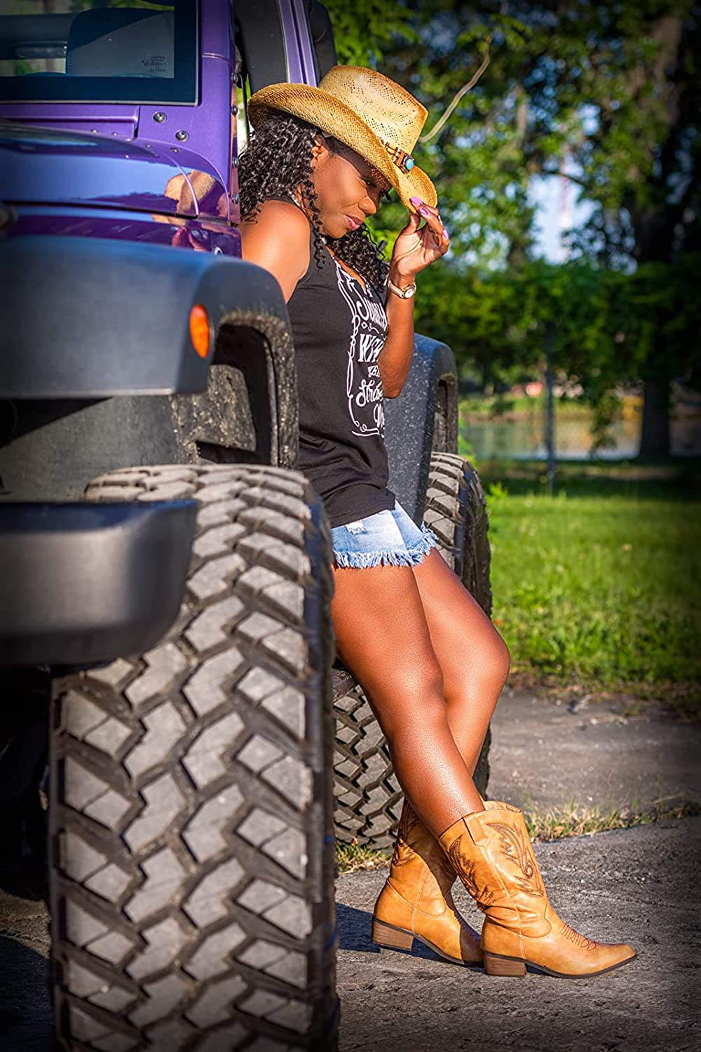 Smooth as Tennessee Whiskey Sweet as Strawberry Wine Shirt Ring Hole Sleeveless V-Neck Tank Top Womens Country Music Tee Apparel & Accessories > Clothing > Activewear Kylie Max