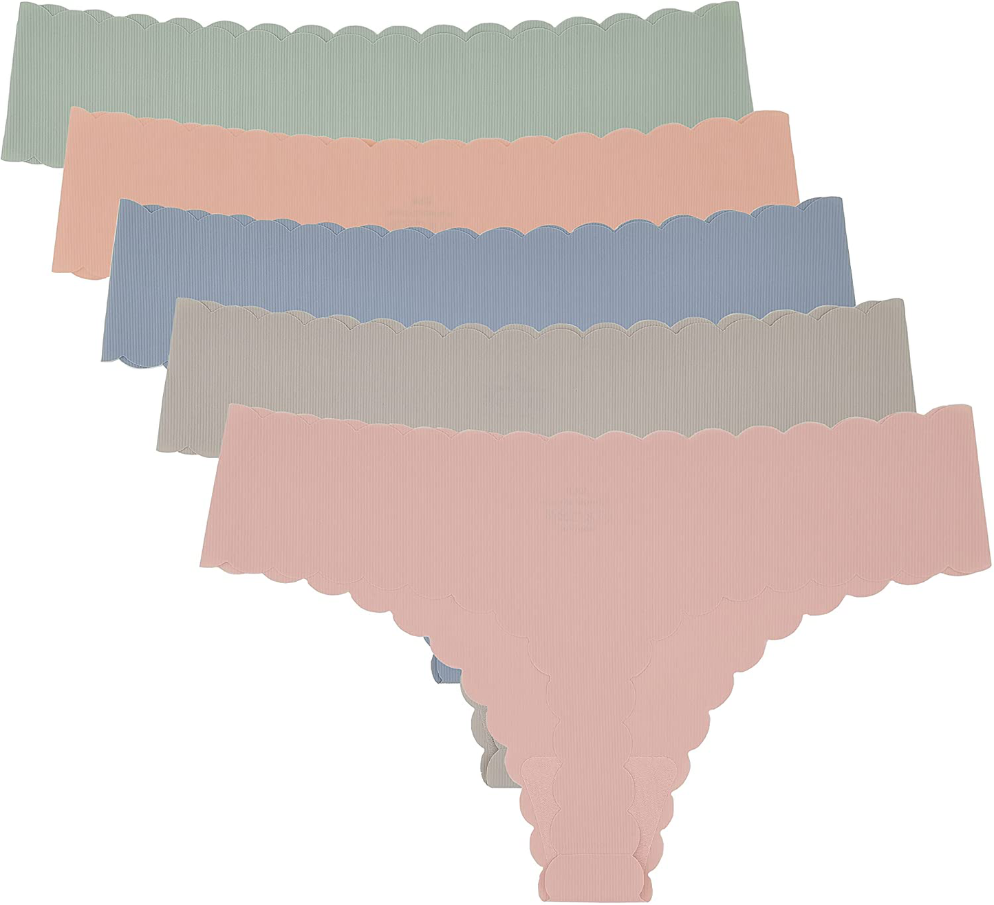 Wetopkim Women Seamless Thongs Panties Cotton Breathable Stretch T-back Color Briefs Underwear Apparel & Accessories > Clothing > Underwear & Socks > Underwear Wetopkim Multicolored-t Medium