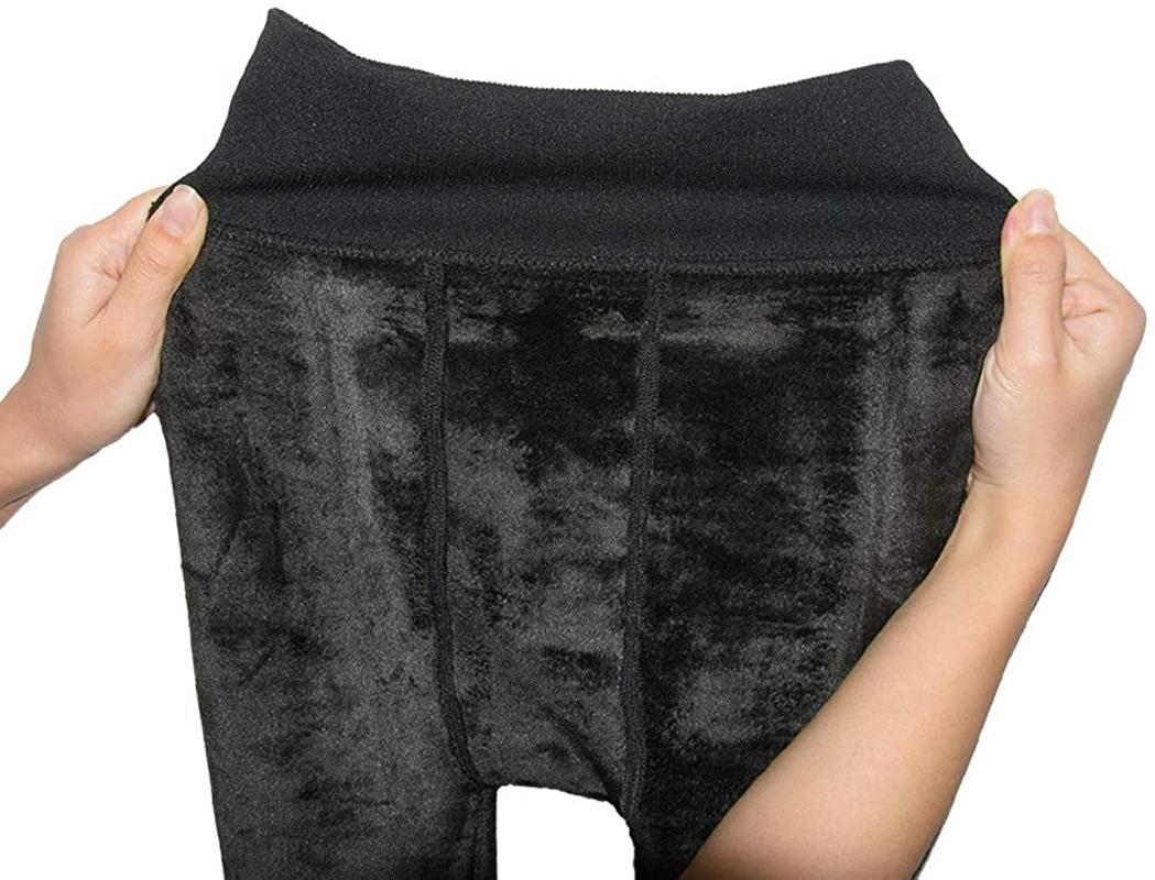Blostirno Women'S Fleece Lined Tights Thermal Pantyhose Leggings Apparel & Accessories > Clothing > Underwear & Socks > Shapewear Blostirno