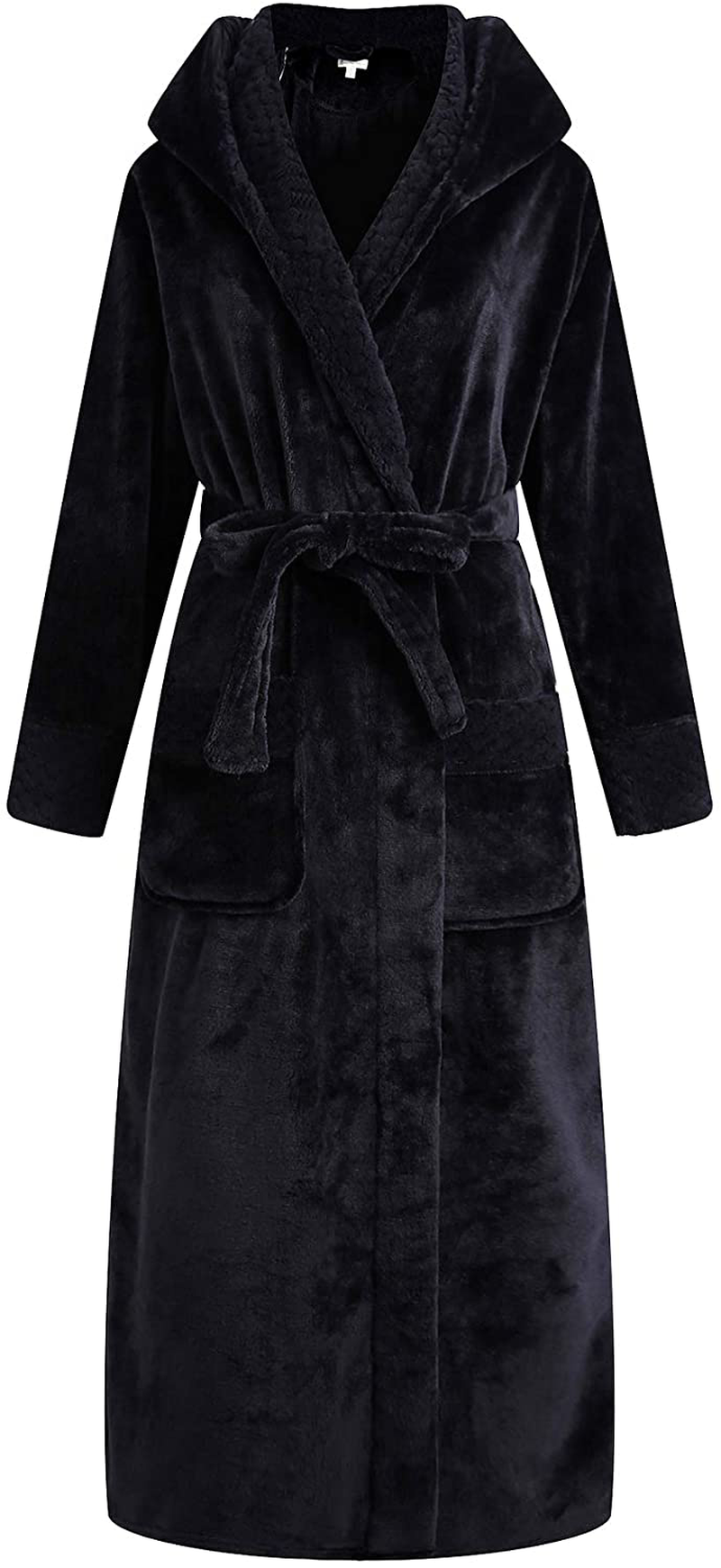 Richie House Women'S Plush Soft Warm Fleece Bathrobe Robe RH1591 Apparel & Accessories > Clothing > Sleepwear & Loungewear > Robes Kylie Max