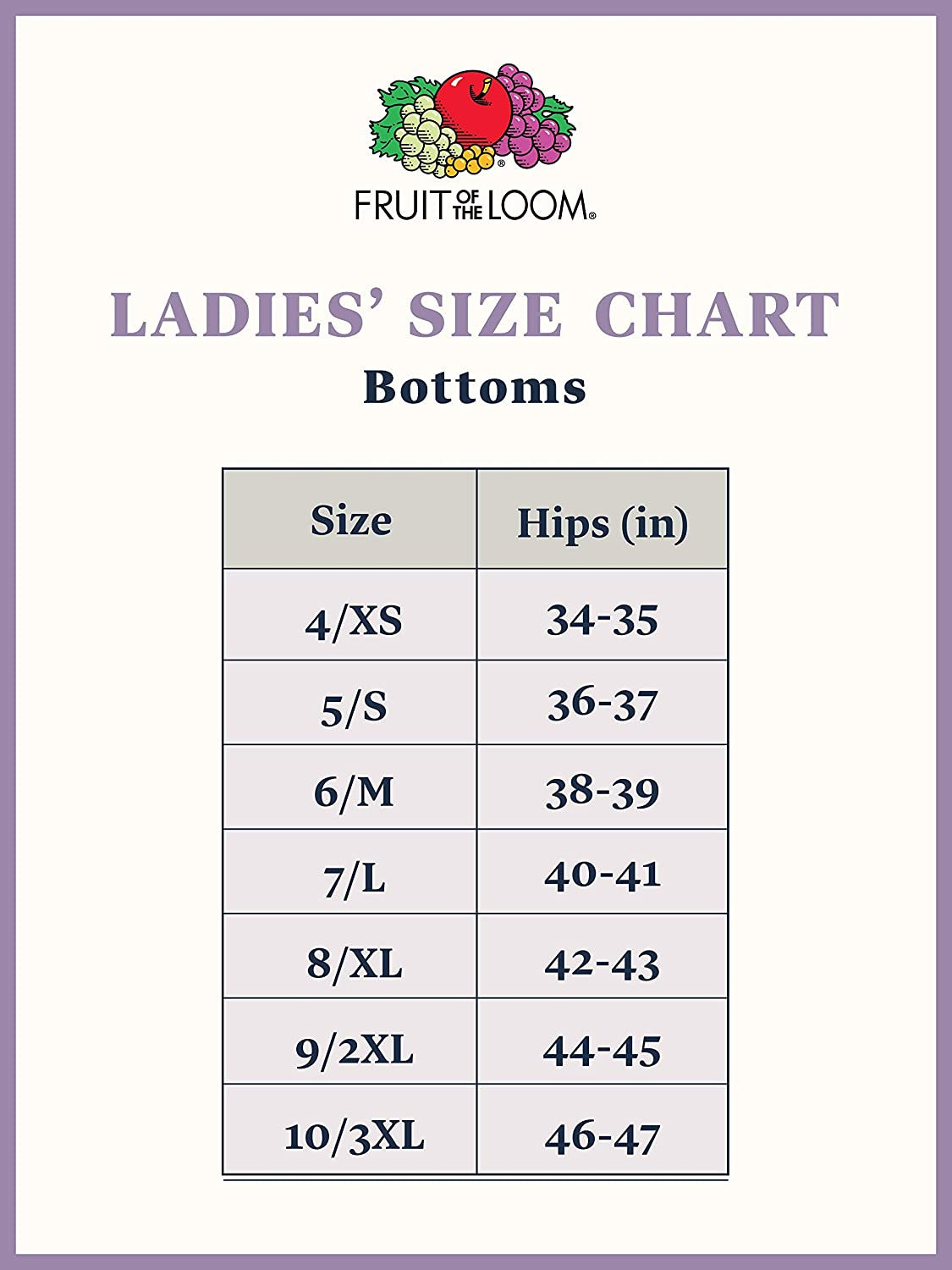 Fruit of the Loom Women'S Seamless Underwear (Regular & plus Size) Apparel & Accessories > Clothing > Underwear & Socks > Underwear Fruit of the Loom