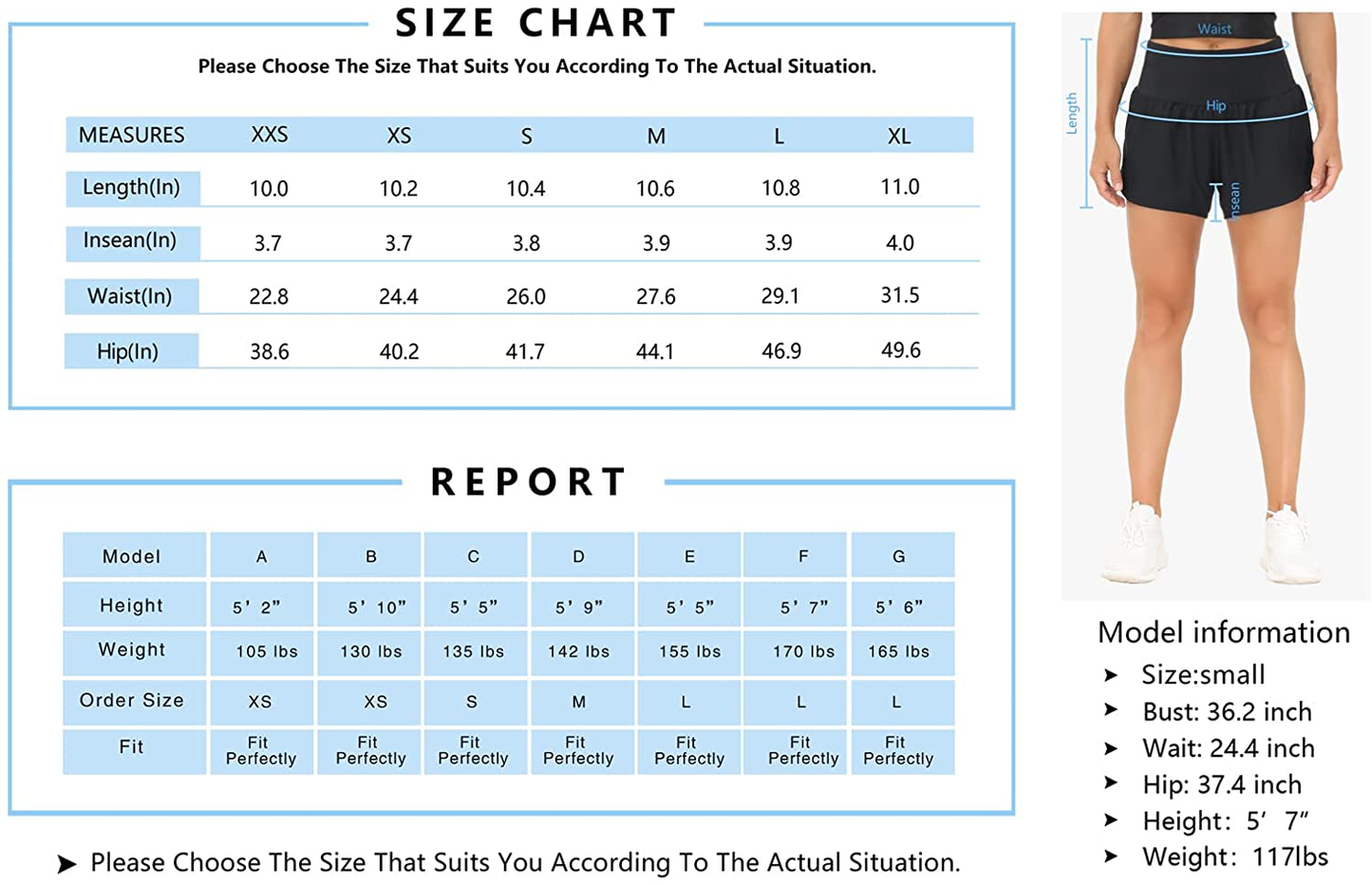 THE GYM PEOPLE Womens High Waisted Running Shorts Quick Dry Athletic Workout Shorts with Mesh Liner Zipper Pockets Apparel & Accessories > Clothing > Shorts Kylie Max