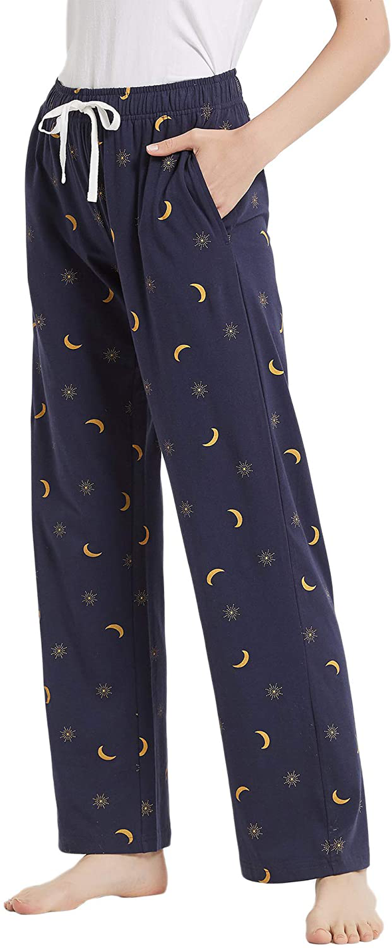 HEARTNICE Pajama Pants for Women Soft, Print Sleep Pants Lightweight Lounge Pj Bottoms Apparel & Accessories > Clothing > Sleepwear & Loungewear > Pajamas Kylie Max