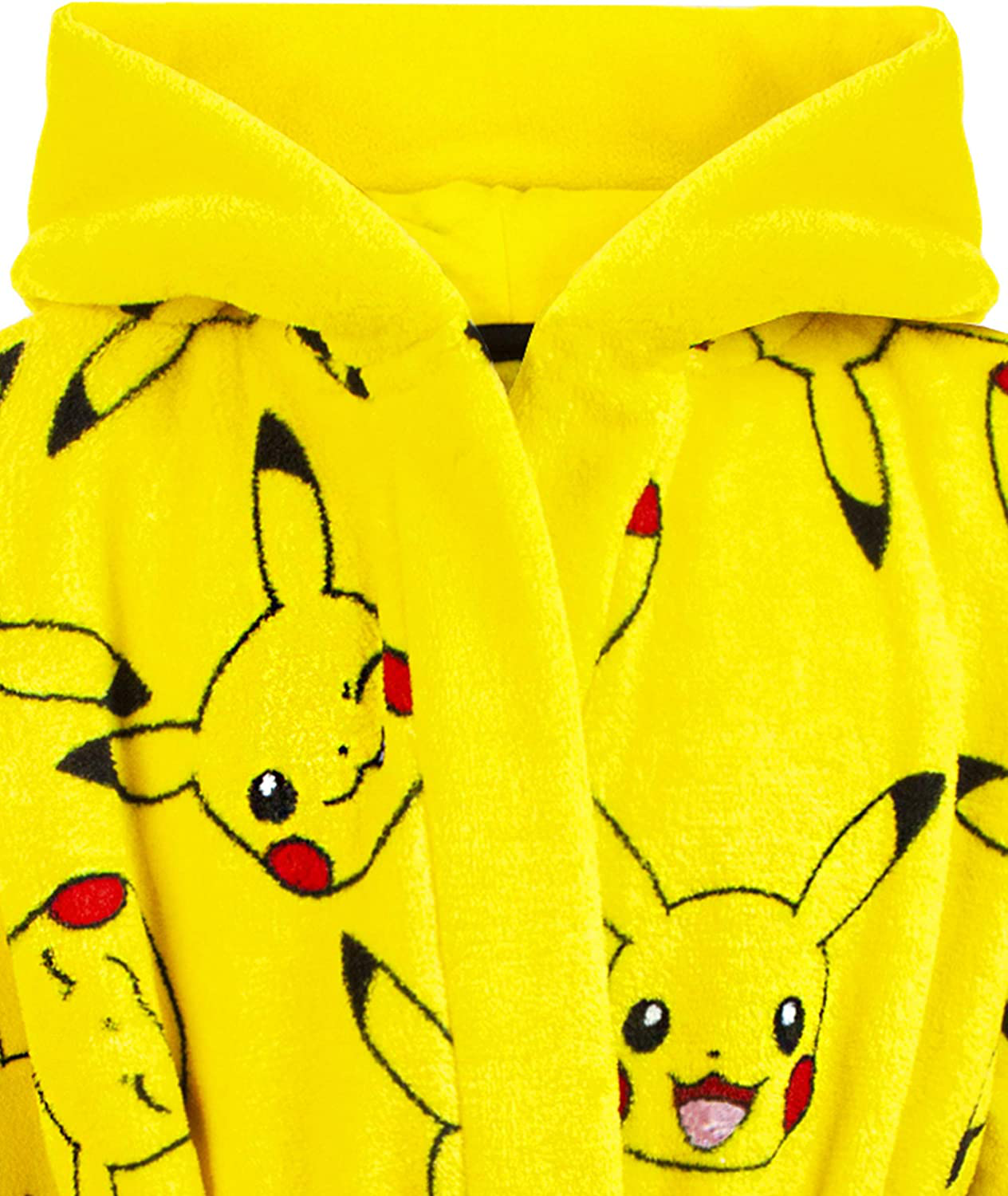 Pokemon Dressing Gown Boys Girls Pikachu Kids Pocket Bathrobe Apparel & Accessories > Clothing > Sleepwear & Loungewear > Robes Kylie Max