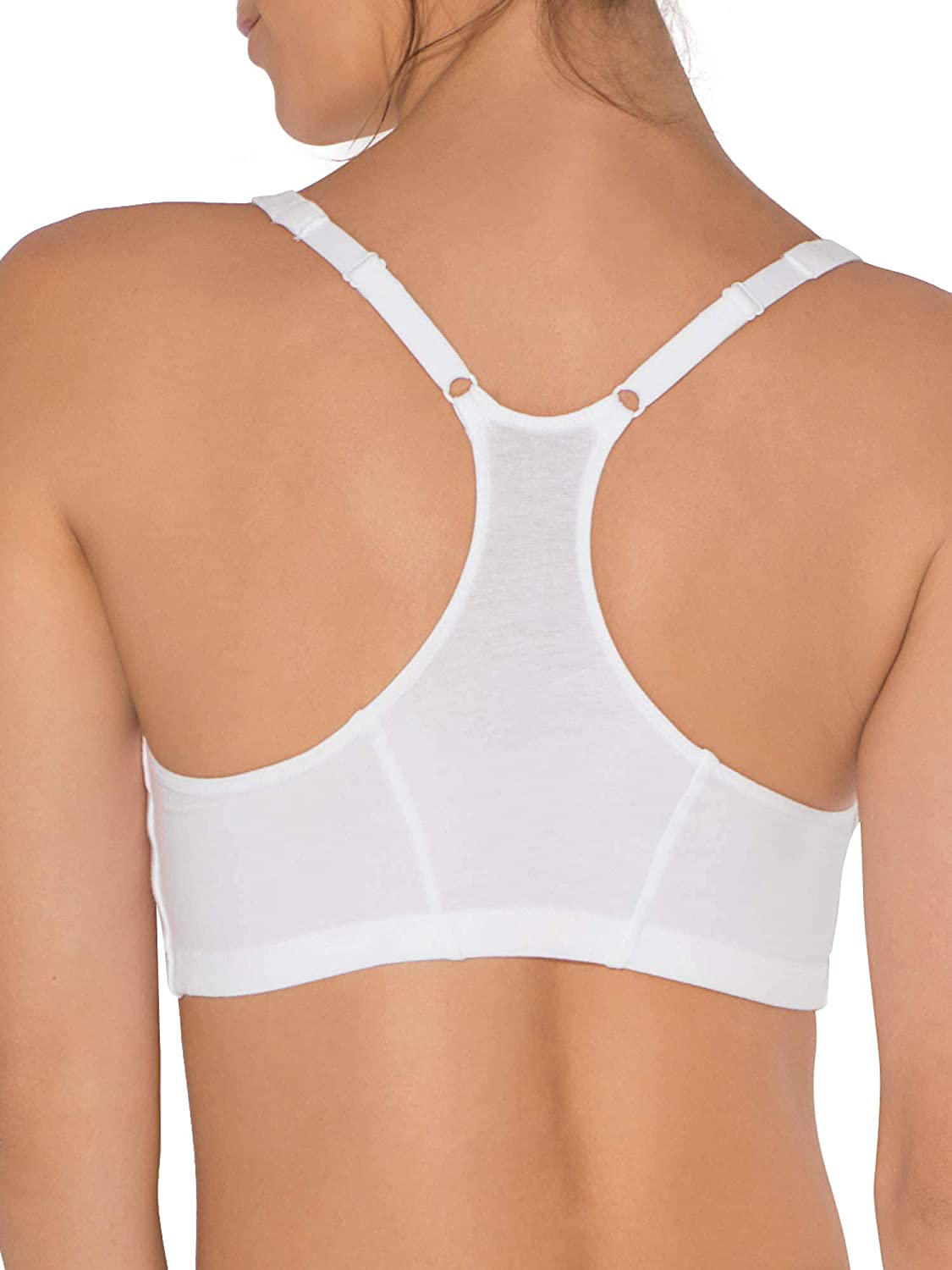 Fruit of the Loom Women'S Adjustable Shirred Front Racerback Sports Bra Apparel & Accessories > Clothing > Underwear & Socks > Bras Kylie Max