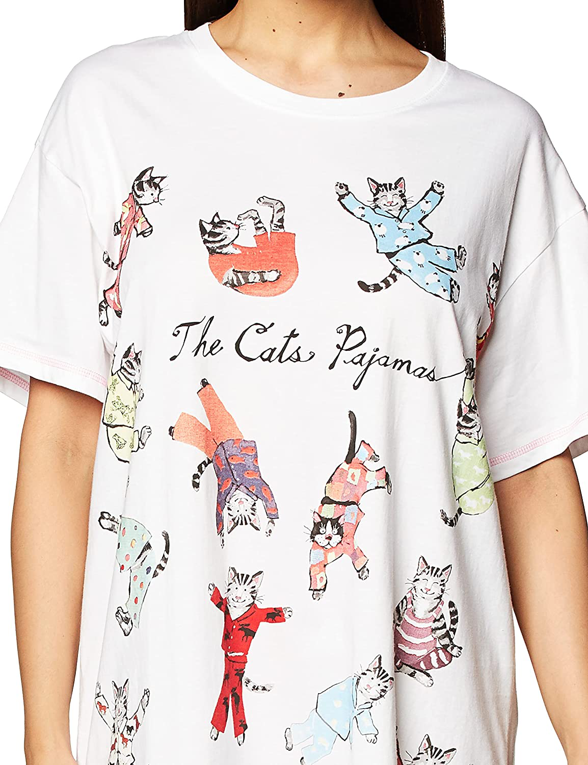 Little Blue House by Hatley Women'S Cats & Dogs Sleepshirts Apparel & Accessories > Clothing > Sleepwear & Loungewear > Nightgowns Kylie Max