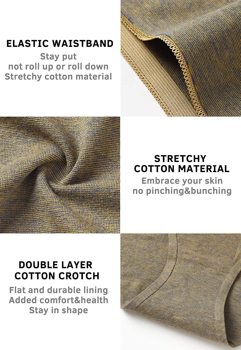 Wealurre Cotton Bikini Women'S Breathable Panties Seamless Comfort Underwear Apparel & Accessories > Clothing > Underwear & Socks > Underwear Wealurre