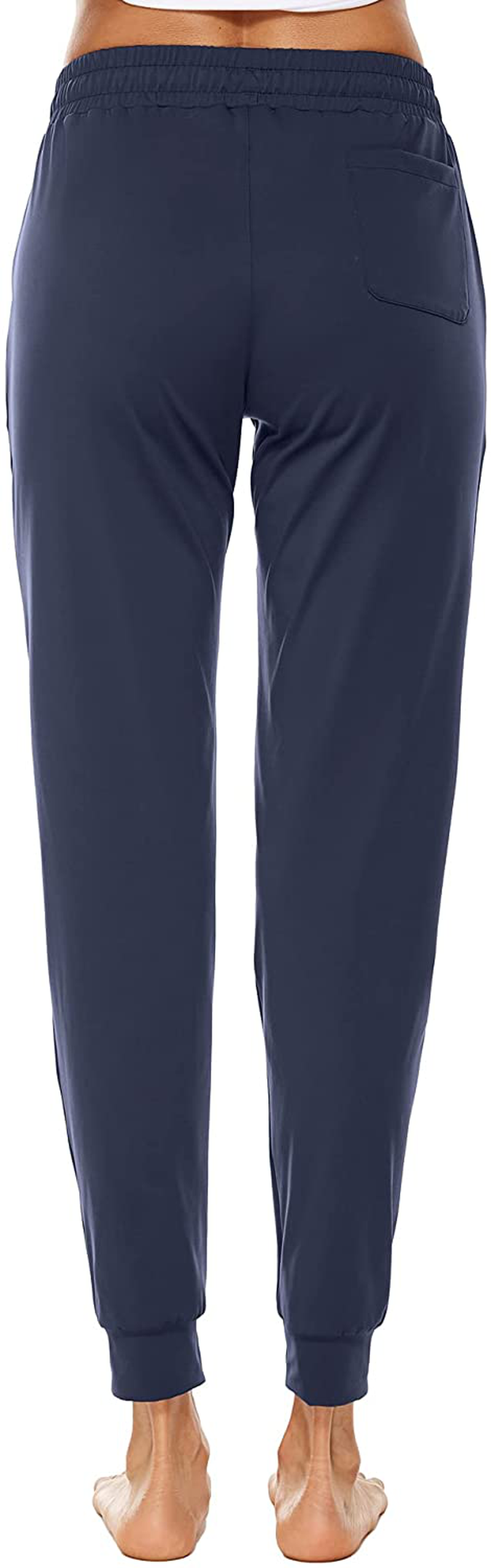 BATHRINS Women Tapered Joggers with Pockets – Casual Yoga High Waist Sweatpants Apparel & Accessories > Clothing > Activewear Kylie Max