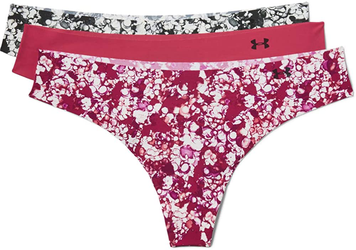 Under Armour Women's Thong Printed Underwear, 3-Pack Apparel & Accessories > Clothing > Underwear & Socks > Underwear Under Armour