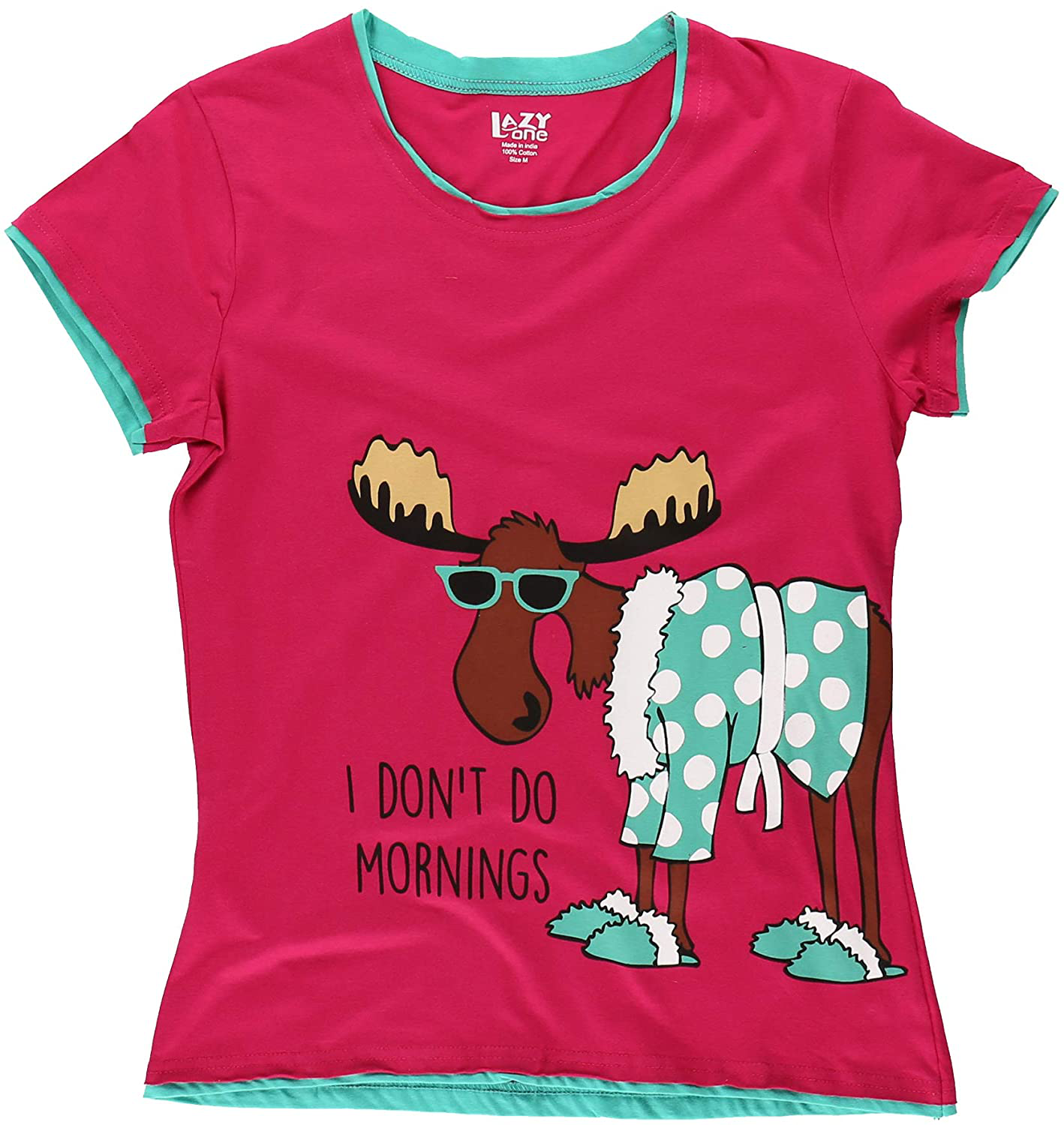 Lazy One Fitted Pajamas for Women, Cute Animal Pajama Top and Pants Separates Apparel & Accessories > Clothing > Sleepwear & Loungewear > Pajamas Kylie Max
